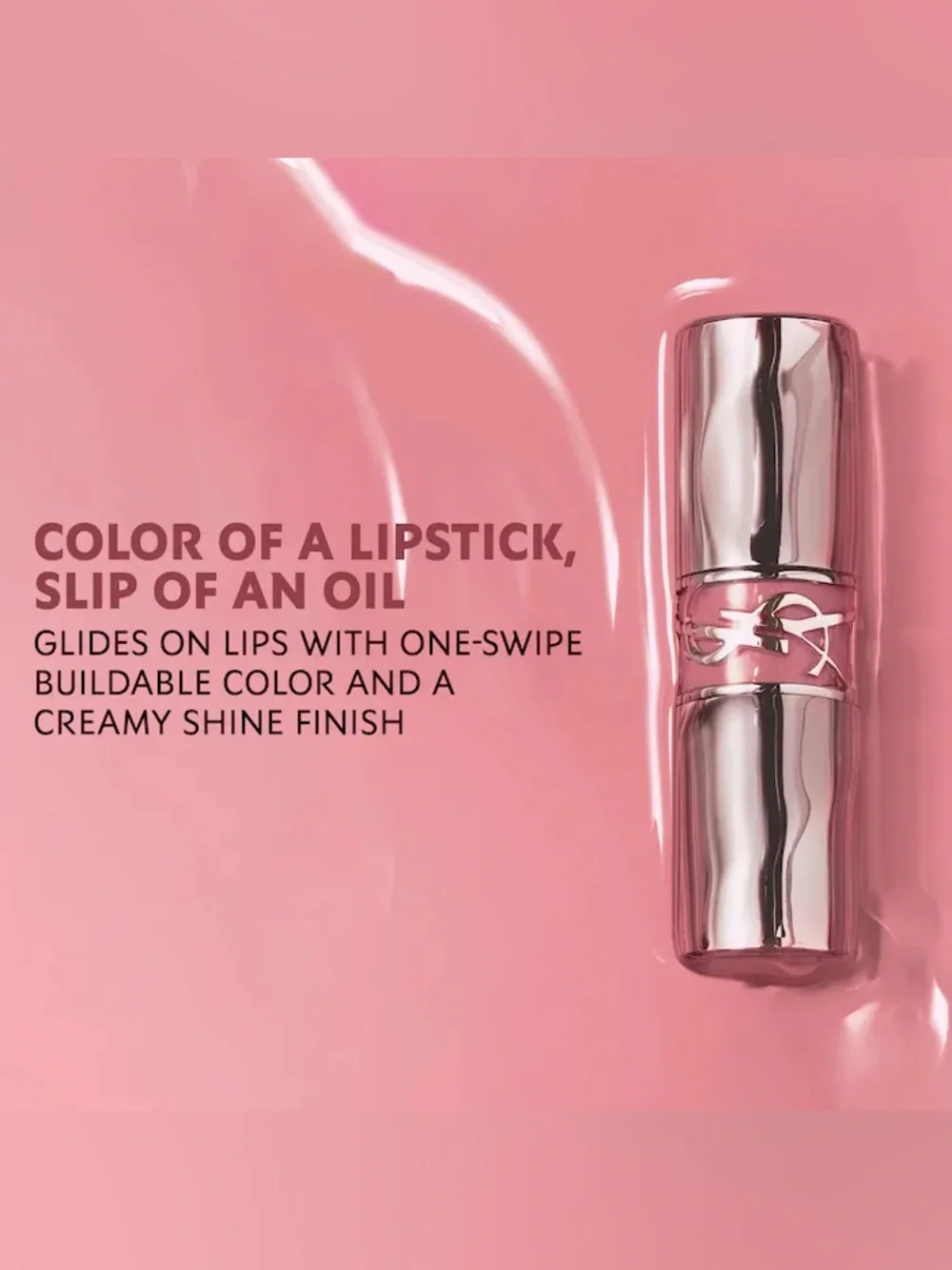 Yves Saint Laurent Loveshine 201 Rosewood Blush Pink Lipstick